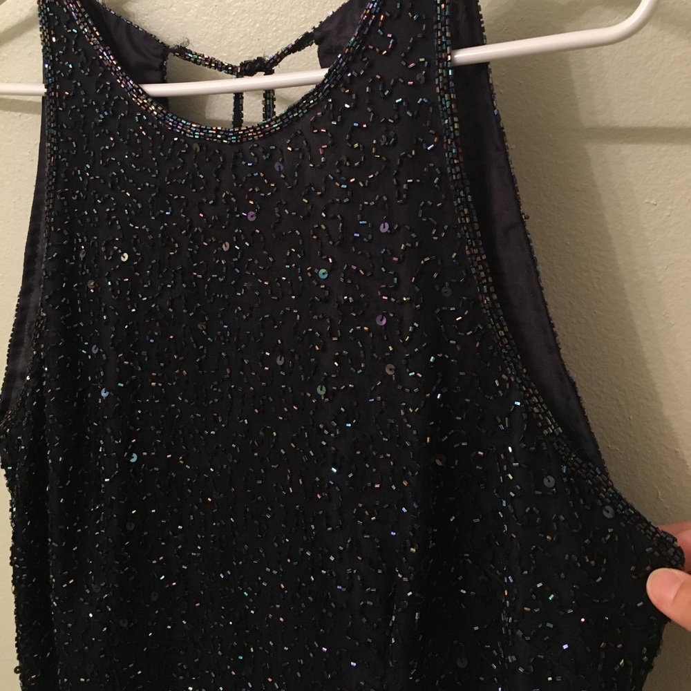 STUNNING vintage beaded dress