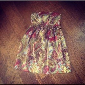 Strapless dress size small