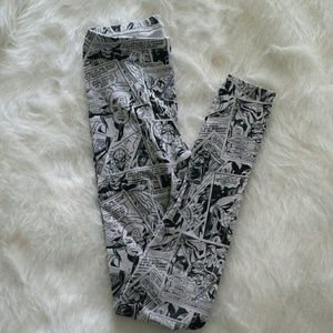 Marvel comic book leggings