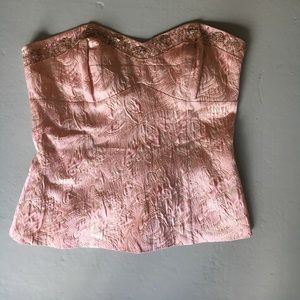 MODA International sequin Strapless Top S