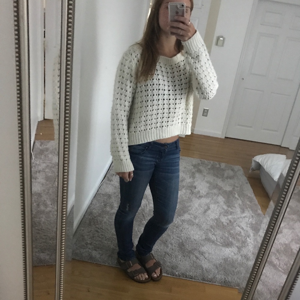 White Knit Sweater