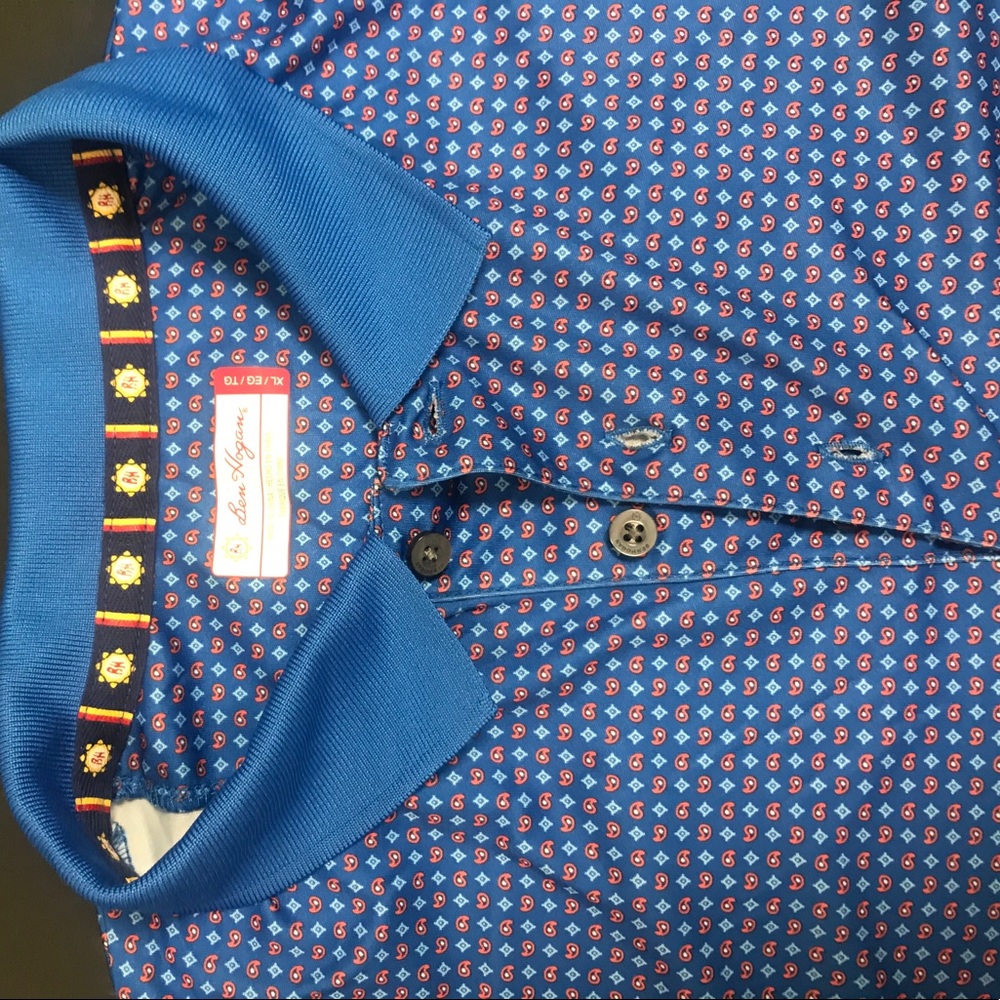 Ben Hogan golf collar shirt.