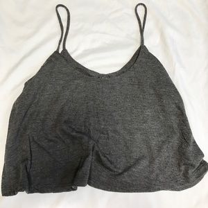 Grey crop top