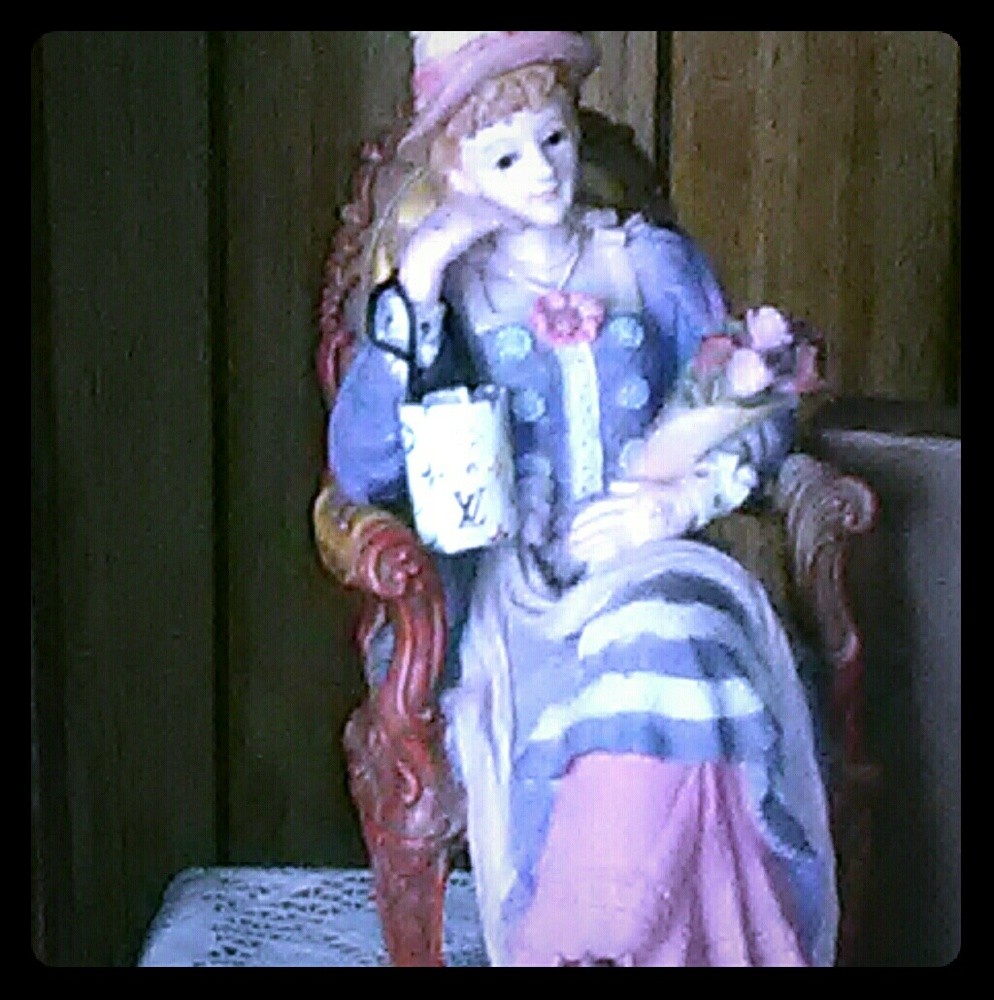 NOT FOR SALE... FOUND HER AT AN ANTIQUE SHOP