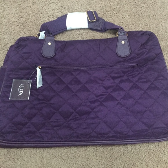 purple weekend bag
