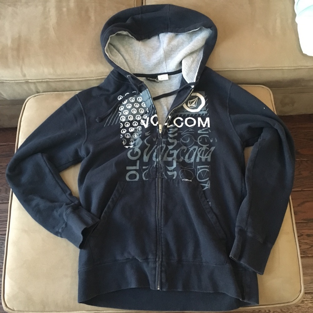 Volcom zip sweater.