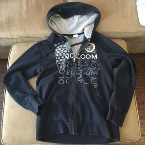 Volcom zip sweater.