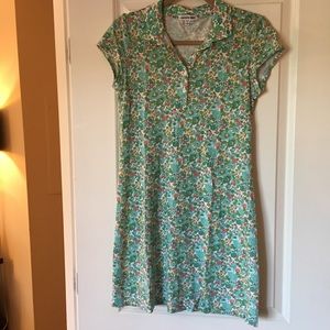 Lacoste x Liberty of London polo dress