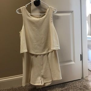Cream Romper