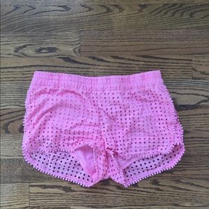 Lilly Pulitzer for Target pink eyelet shorts sizeL
