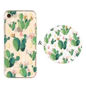 NWT iPhone 6 Plus case and pop socket grip