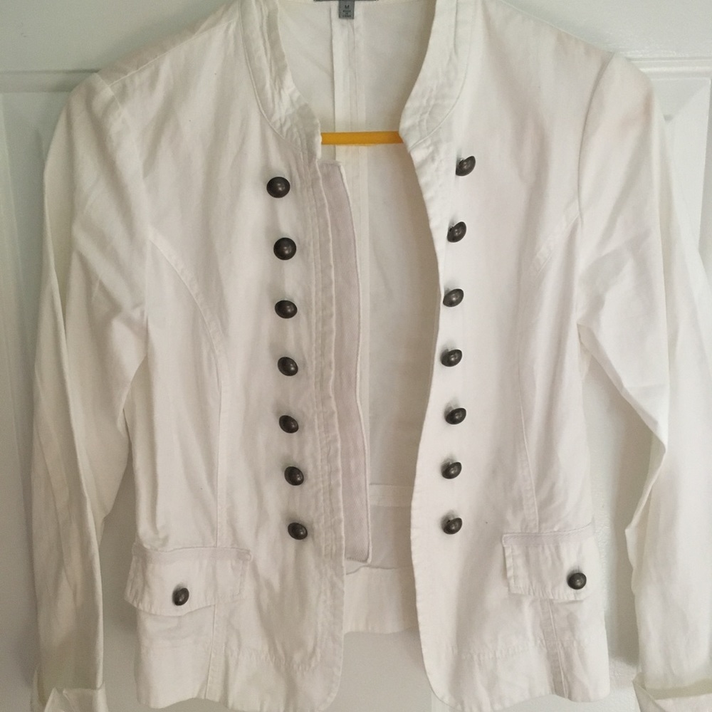 White Military Jacket