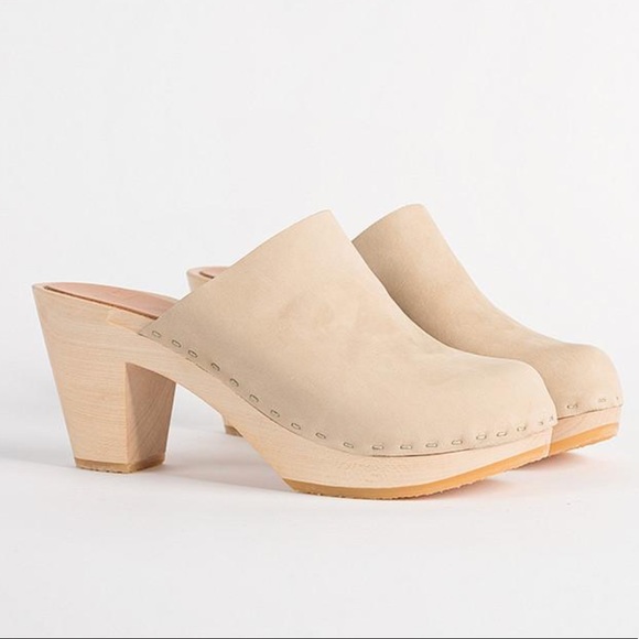 Bryr Clogs, Clementine High Heel, Camel Sz 38 - Picture 8 of 8