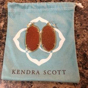 Kendra Scott Danielle Earrings in Burnt Orange