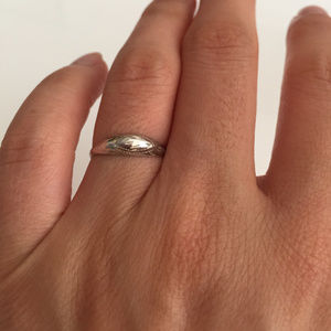 .925 Sterling Silver dainty ring