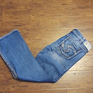 Silver Boot Cut jeans