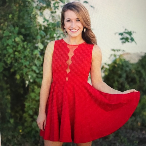 **SALE**Pretty Woman Fit and Flare Cocktail Dress - Picture 3 of 3