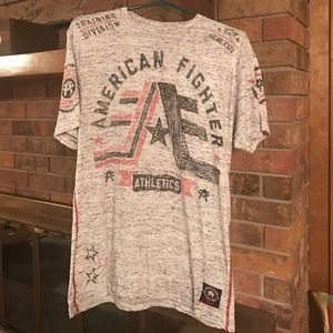 Large American Fighter Tee Shirt Mint Condition