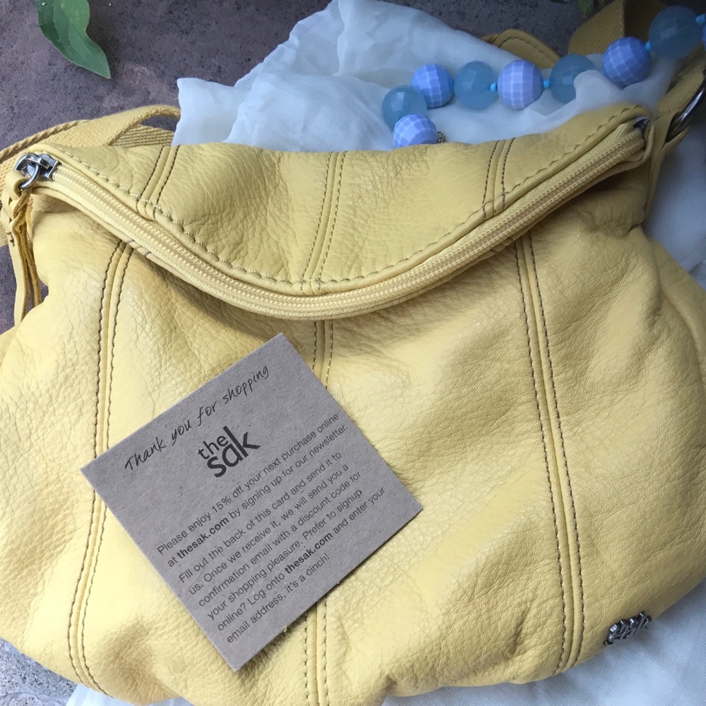 The Sak Buttersoft Yellow Handbag.