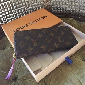 Authentic Louis Vuitton Clemence Wallet