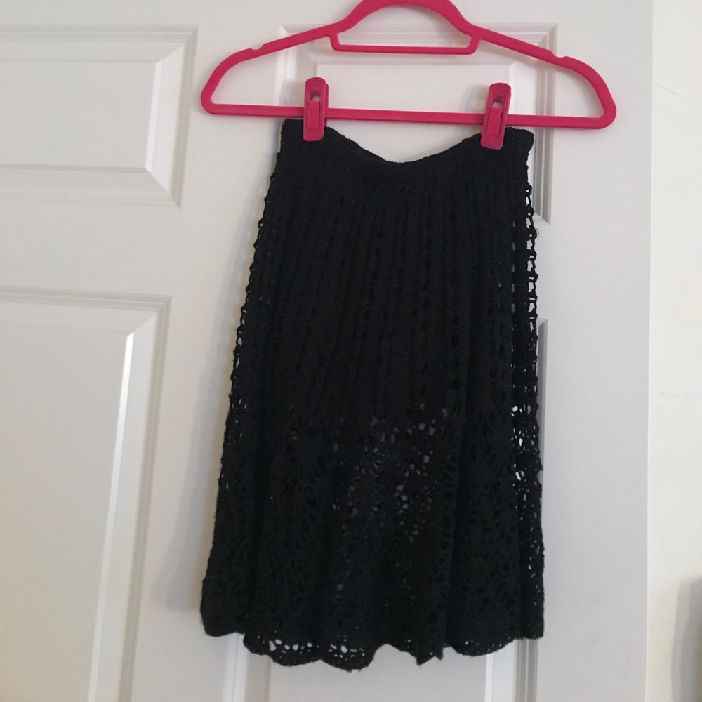 Abercrombie Black Lace Skirt