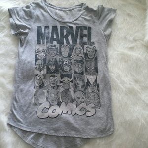 Gray Marvel t-shirt