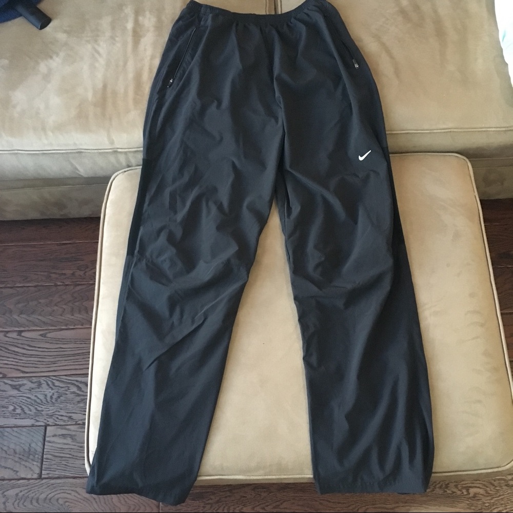 Nike Dri-fit windbreaker pants.  EUC