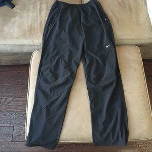 Nike Dri-fit windbreaker pants.  EUC