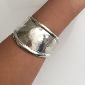 .925 Sterling Silver cuff bracelet