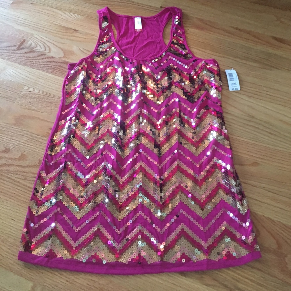 Sequins Tank Top
