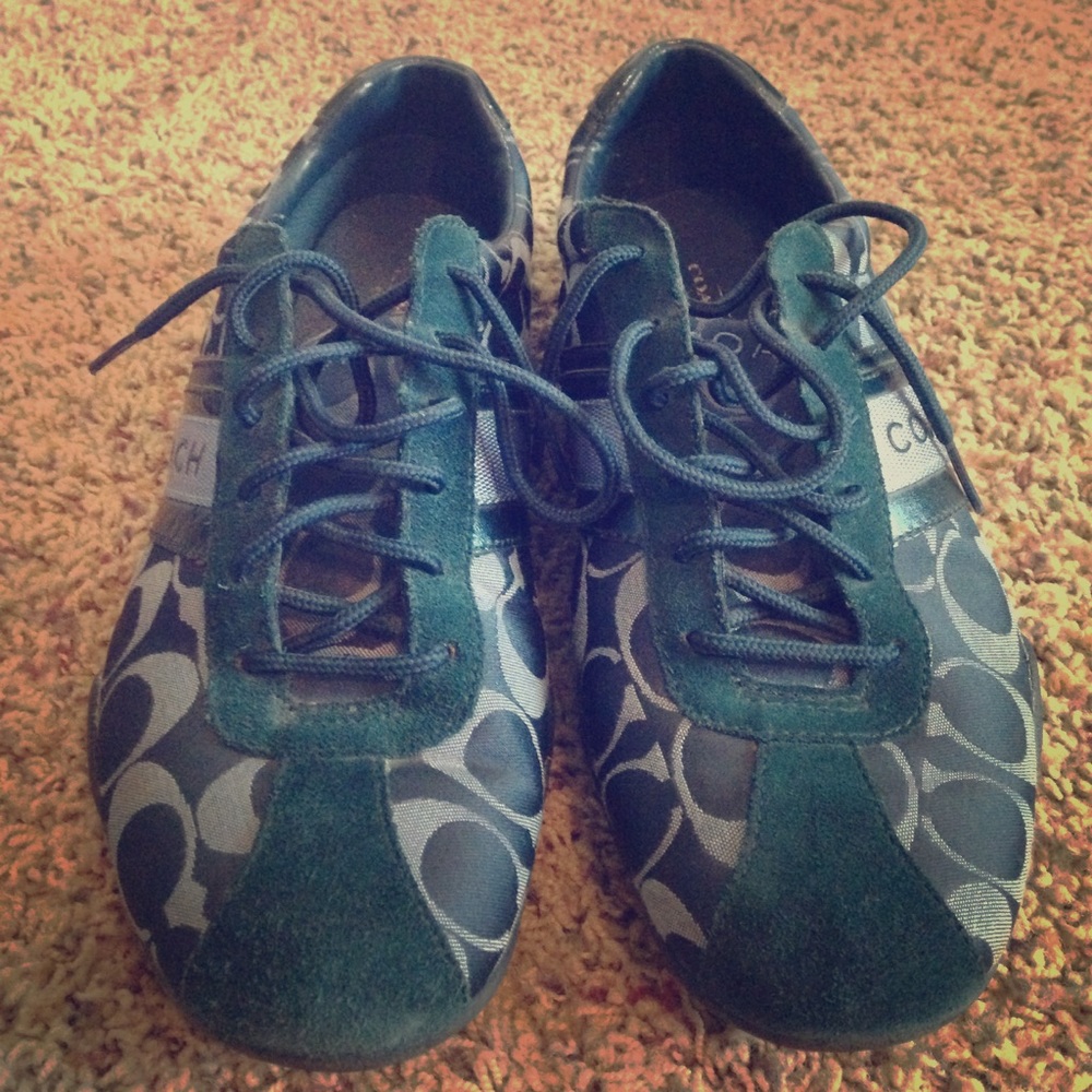 Coach sneakers, like new.