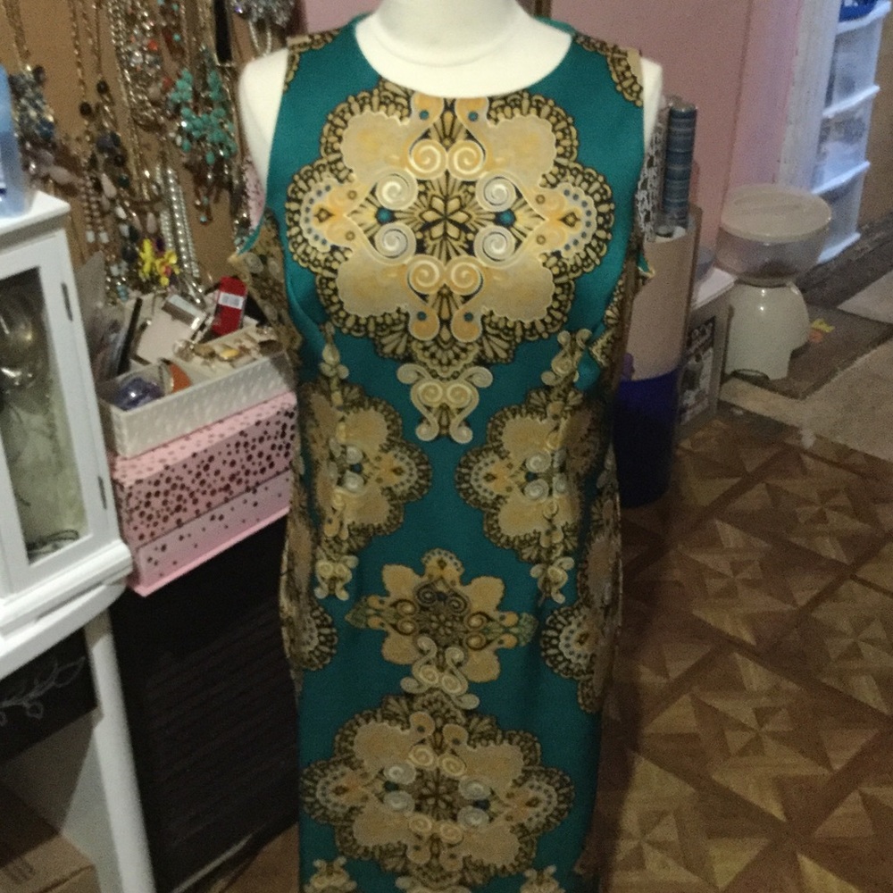 Midi Scuba Dress