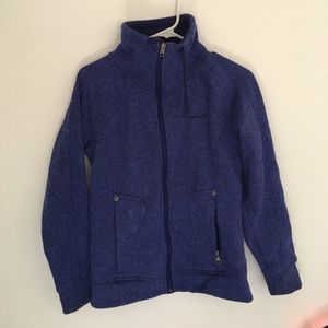Heathered blue jacket
