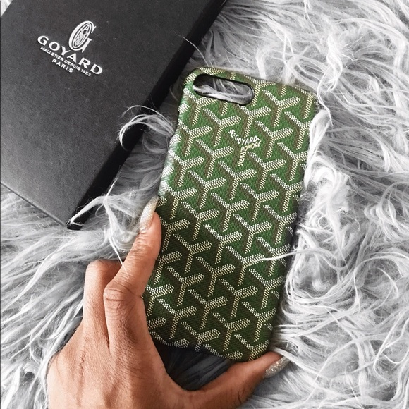 Green goyard phone case Clearance