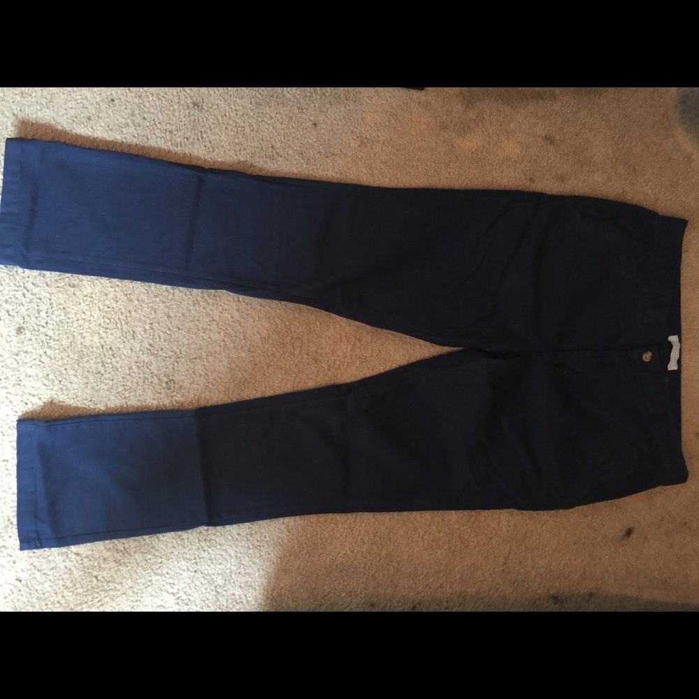 Navy blue slacks