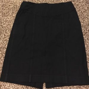 Black pencil skirt