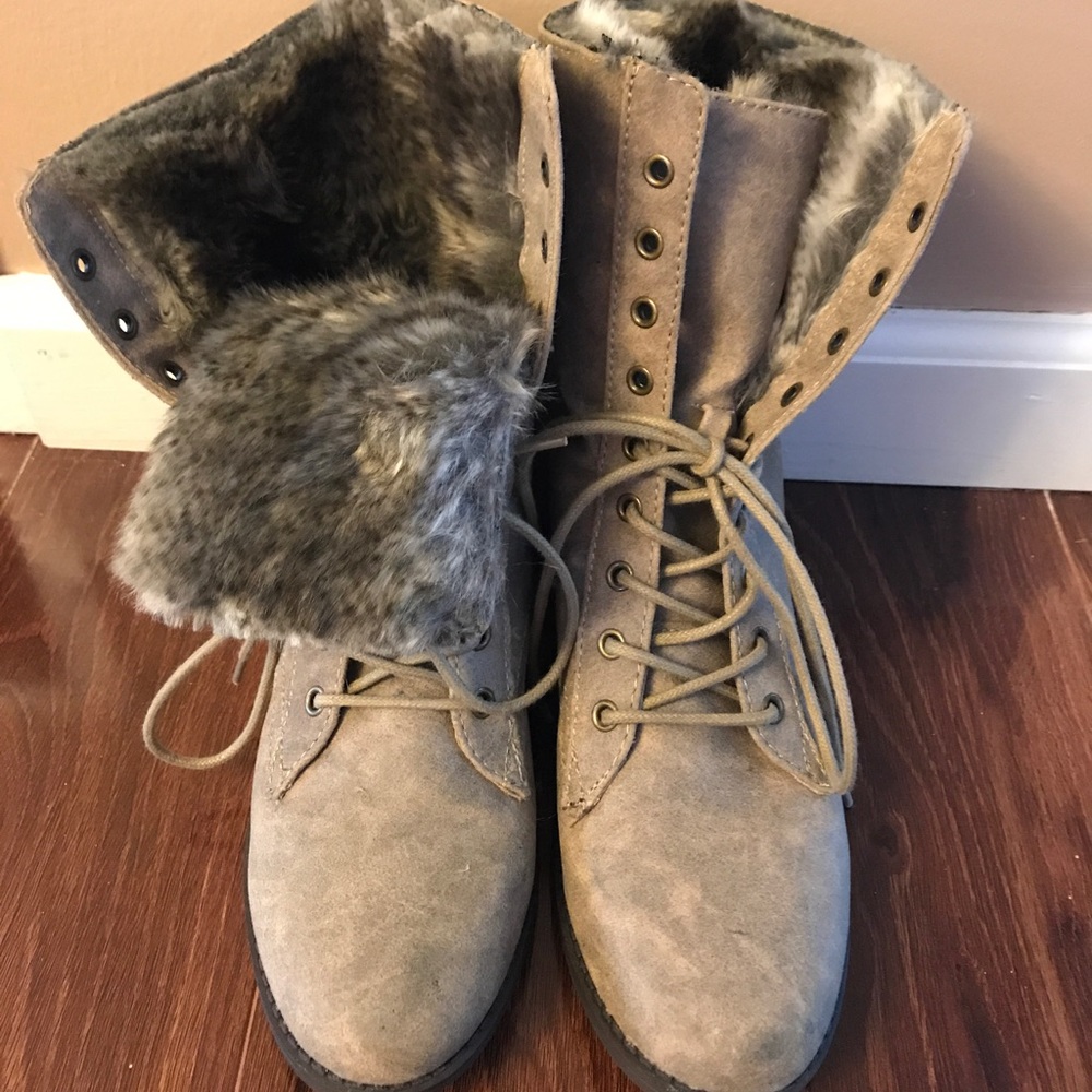Brown Combat with fur