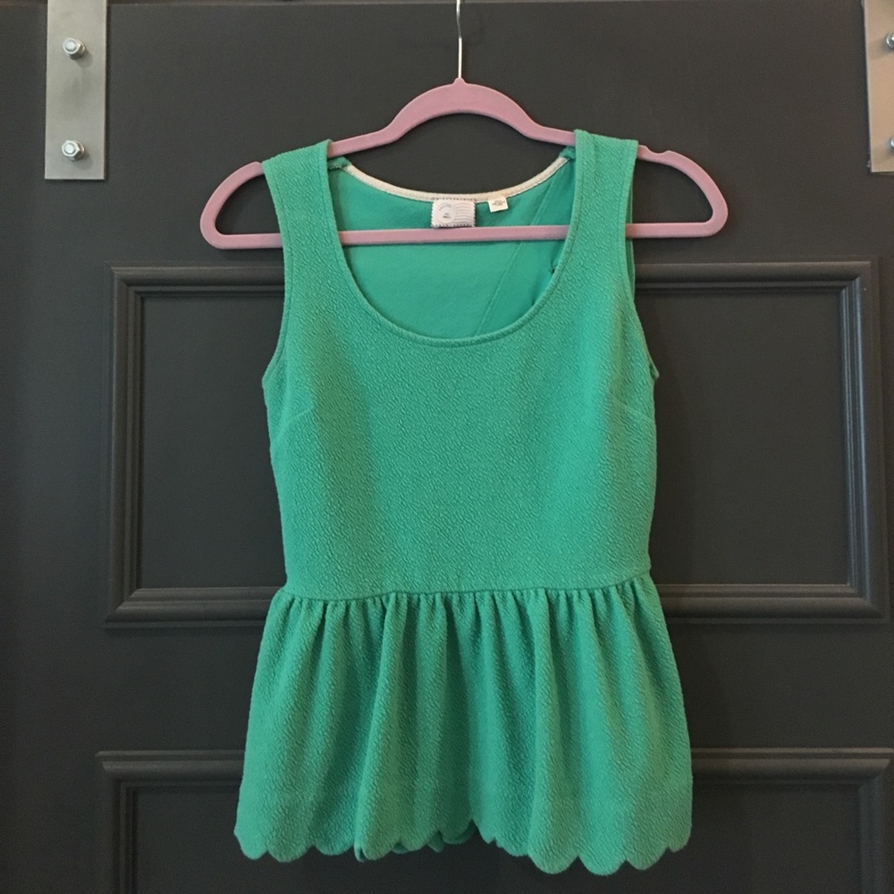 Anthropologie peplum tank