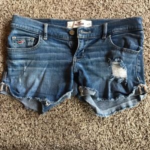 Denim shorts