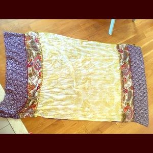 Printed silk scarf