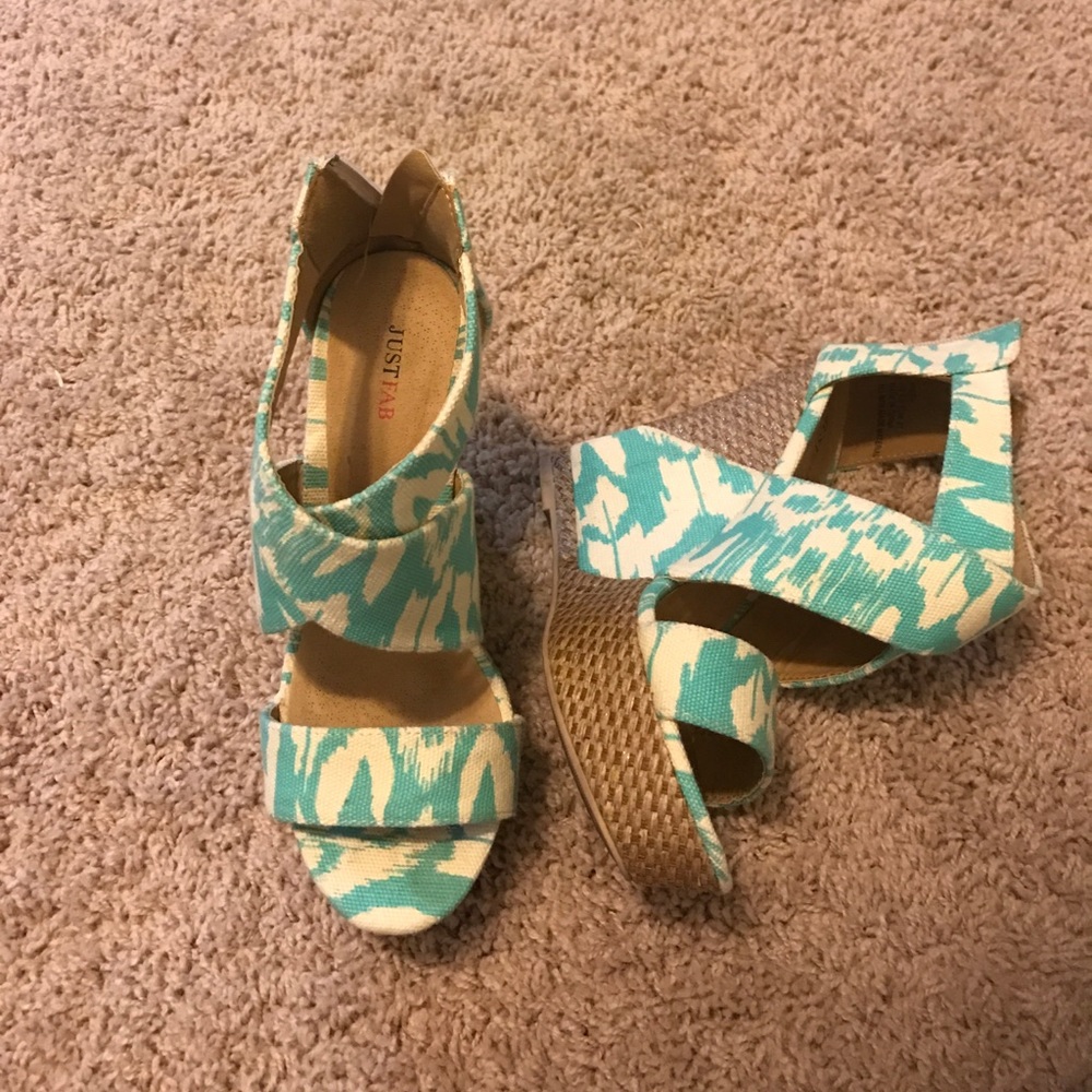 JustFab wedges