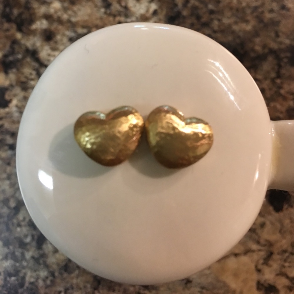 Brighton Heart Earrings in Gold