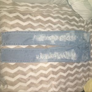 Light washed (ripped) Skinny jeans