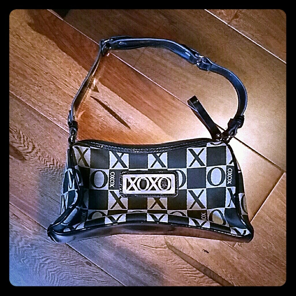 XOXO checkered purse