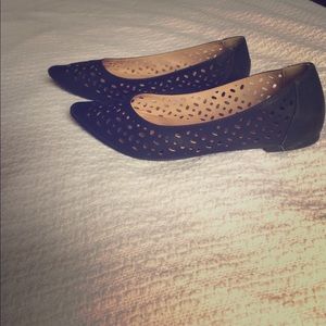 Black laser cut flats!