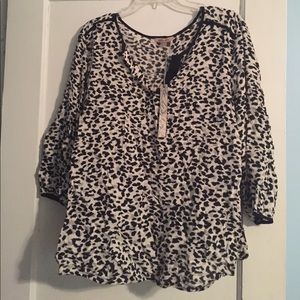 Soirée Cheetah Blouse