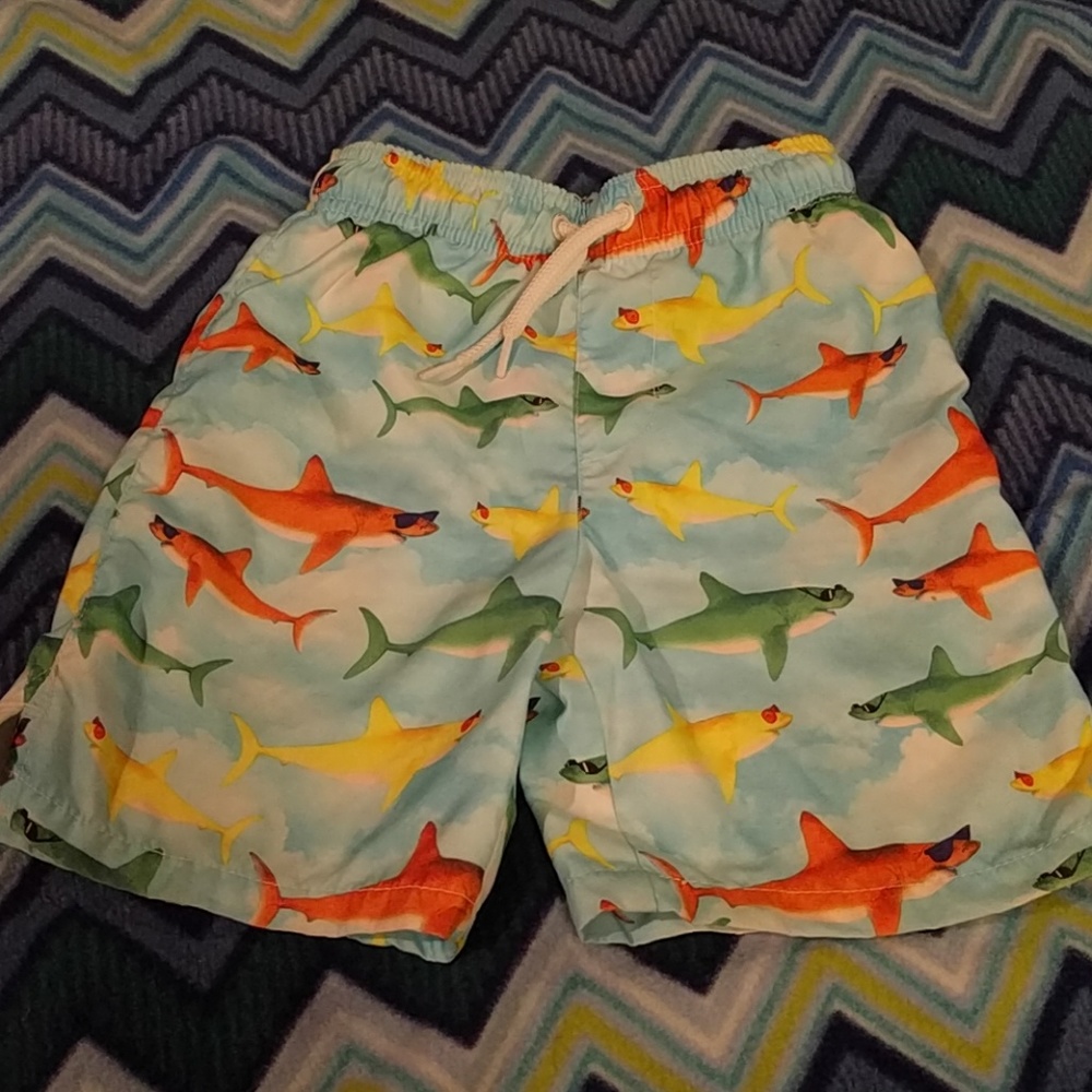 Children's Place shark swim trunks