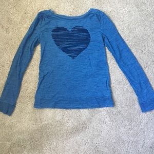 Blue long sleeve shirt