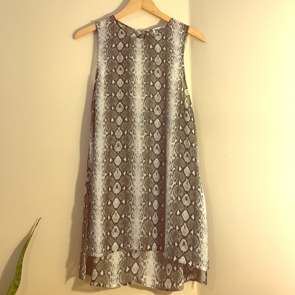 Show Me Your Mumu Snakeskin Tunic