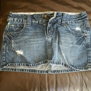 Anchor Blue Jean Mini skirt
